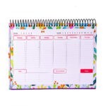 دفتر پلنر هفتگی ایمان طرح گل قرمز - Image 2