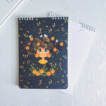 دفتر شطرنجی مدل پرتقال yasakam