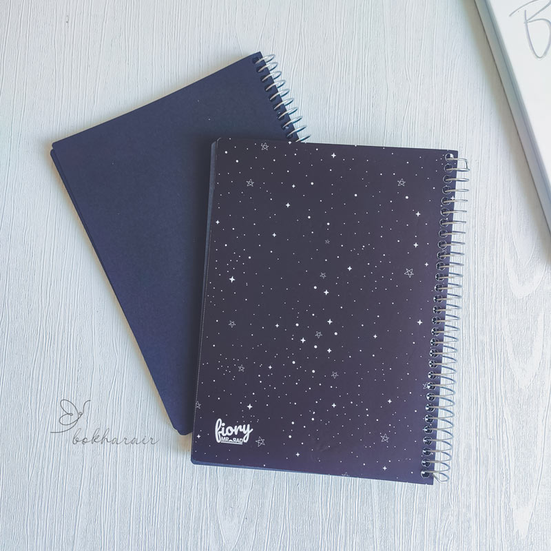 IMG_20230921_125143-(1) دفتر سیاهبرگ مسترراد مدل کهکشانی - Image 1