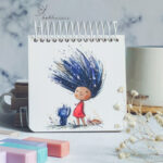 دفترچه مربعی نخودی یاس آکام کد 02