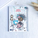 دفتر برنامه ریزی خیاطی مدل مو فرفری