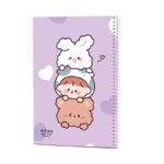 دفتر خط دار 80 برگ پیتیکو طرح دختر