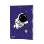 دفتر خط دار 80 برگ پیتیکو طرح فضانورد