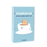 دفتر جلد سخت سری فرانسه طرح 3