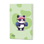 دفتر خط دار 80 برگ پیتیکو طرح پاندا