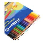 مداد رنگی 24 رنگ پلیکان جعبه مقوایی کد 600671 - Image 2