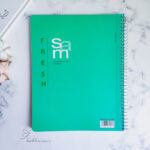 دفتر 100 برگ خطدار رحلی سم پرفراژ دار کد 06