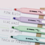 ماژیک هایلایتر پاستلی ۴ رنگ استابیلو مدل  Swing Cool - Image 2