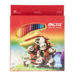 مداد رنگی 24 رنگ فکتیس جعبه مقوایی