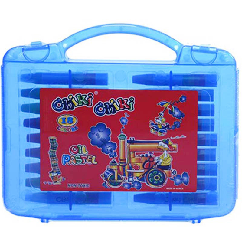 uPDMFRJ7ZS253421 مداد شمعی (پاستل روغنی) 18 رنگ چیکی چیکی - Image 1