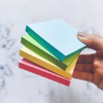 کاغذ یادداشت چسب دار (استیک نوت) پاستلی تک رنگ