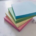کاغذ یادداشت چسب دار (استیک نوت) پاستلی تک رنگ - Image 4