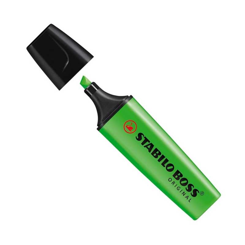 stabilo-boss-original-highlighter-green ماژیک علامت گذار استابیلو باس کد 7033 - Image 1