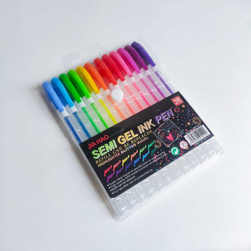 IMG_20240111_111614 خودکار نئونی مجموعه 12 رنگ - Image 1