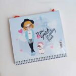 دفتر نقاشی مدل کیفی مکث نوت طرح دختر - Image 4