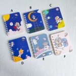 دفترچه یادداشت 80 برگ فانتزی طرح فضایی