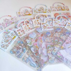 استیکر برش خورده شفاف