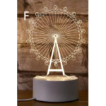 چراغ خواب 3 بعدی مدل استند دار