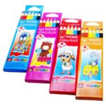 مداد رنگی 6 رنگ ووک