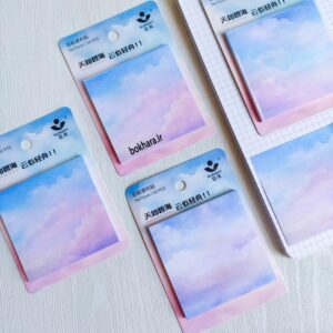 کاغذ یادداشت چسب دار (استیک نوت) طرح آسمان