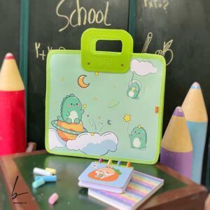 کیف طلقی دسته دار سویل طرح دایناسور