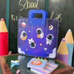 کیف طلقی دسته دار سویل طرح فضانورد کد 4015