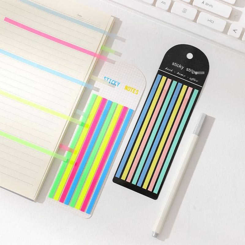 اندیکس و استیک نوت شفاف هایلایتری مدل بلند