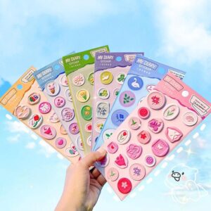 استیکر برجسته مدل مهر و موم