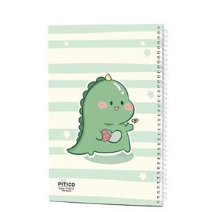 دفتر خط دار ۱۰۰ برگ پیتیکو طرح دایناسور