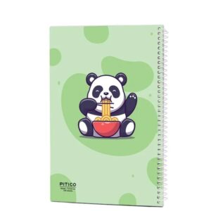 دفتر خط دار ۱۰۰ برگ پیتیکو طرح پاندا