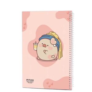 دفتر خط دار ۱۰۰ برگ پیتیکو طرح خوک