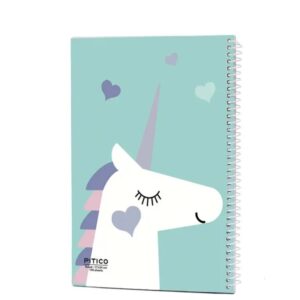 دفتر خط دار ۱۰۰ برگ پیتیکو طرح یونیکورن