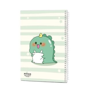 دفتر خط دار 40 برگ پیتیکو طرح دایناسور