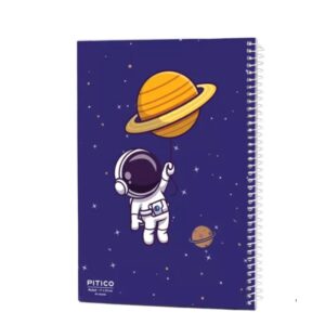 دفتر خط دار40 برگ پیتیکو طرح فضانورد