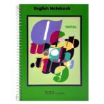 دفتر زبان 2 خط 100 برگ نهال NAHAL