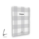 دفتر 100 برگ جلد سخت پیتیکو سری Simple - Image 10