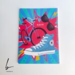 دفتر خط دار 60 برگ Sam طرح ALL STAR