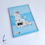 دفتر مجلد 60 برگ ایمان طرح گربه