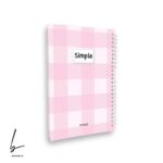 دفتر 100 برگ جلد سخت یری سیمپل