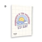 دفتر خط دار 80 برگ پیتیکو سری movitation کد 535