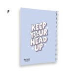 دفتر خط دار 80 برگ پیتیکو سری movitation کد 535