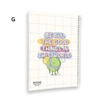 دفتر خط دار 80 برگ پیتیکو سری movitation کد 535