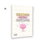 دفتر خط دار 80 برگ پیتیکو سری movitation کد 535