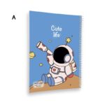 دفتر خط دار مجلد ۱۰۰ برگ پیتیکو سری cute life