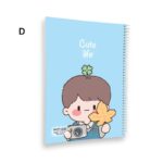 دفتر خط دار مجلد ۱۰۰ برگ پیتیکو سری cute life