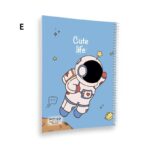 دفتر خط دار مجلد ۱۰۰ برگ پیتیکو سری cute life