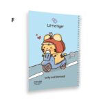 دفتر خط دار مجلد 80 برگ پیتیکو