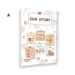 دفتر خط دار 80 برگ پیتیکو سری our story
