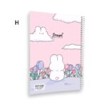 دفتر خط دار 40 برگ پیتیکو سری Dream