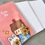 دفتر خط دار مجلد ۱۰۰ برگ پیتیکو سری cute life - Image 10